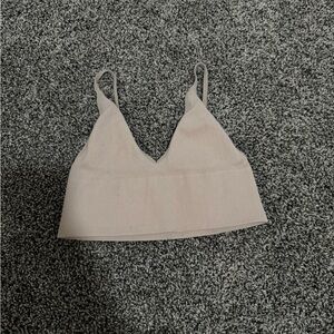 Women's Cream bra top